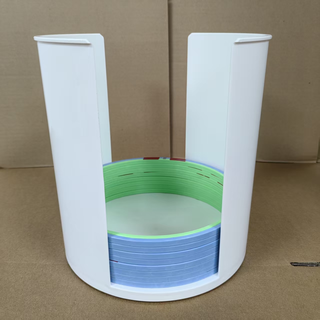 7 inch bucket used for chip wafer ring turnover ESD -suit for ring diameter 186mm or less