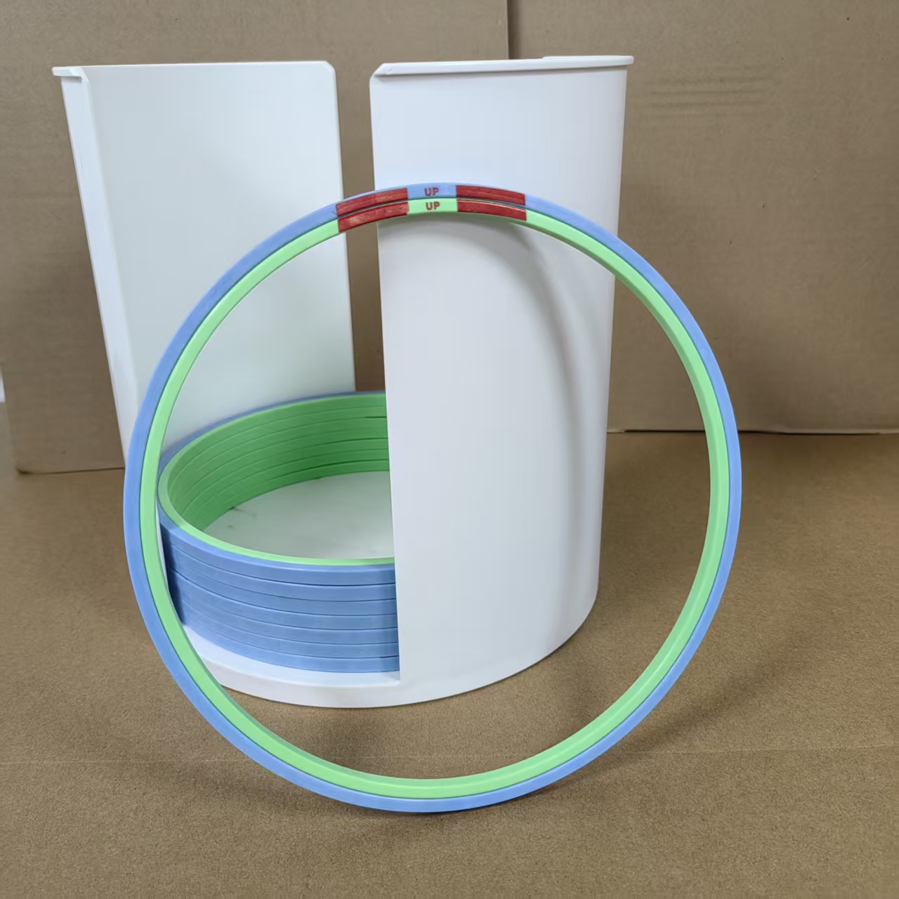 7 inch bucket used for chip wafer ring turnover ESD -suit for ring diameter 186mm or less - 图片 3